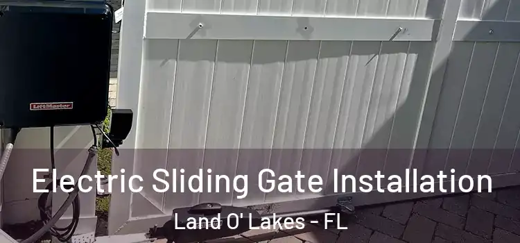 Electric Sliding Gate Installation Land O' Lakes - FL